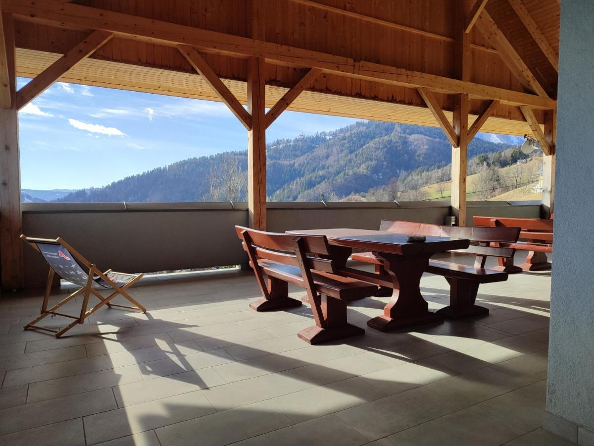 Gostilna Pension Blegos Poljane nad Škofjo Loko Dış mekan fotoğraf