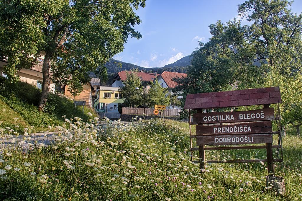 Gostilna Pension Blegos Poljane nad Škofjo Loko Dış mekan fotoğraf